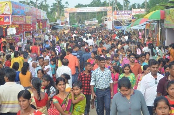 Crowd thronged to Chaturdash Devta temple on the ending day of Kharchi puja Crowd thronged to Chaturdash Devta temple on the ending day of Kharchi puja